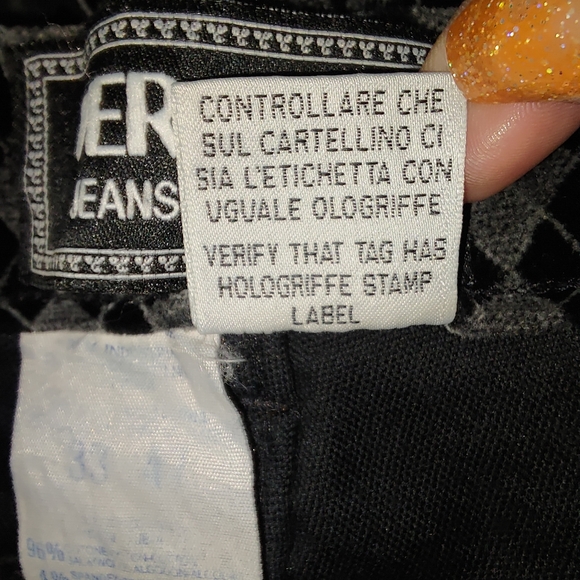 ✨Argyle 🔷👀Versace Jeans Couture👀 ❗Authentic;😍😎🥰❤️🤩💕 VINTAGE - Picture 13 of 15